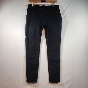 Judy Blue Jeans Womens 11/30 Black Skinny Pull On Denim meas 32x27 JB88263